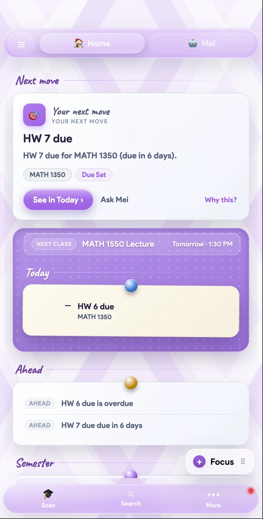 TMR Home on mobile